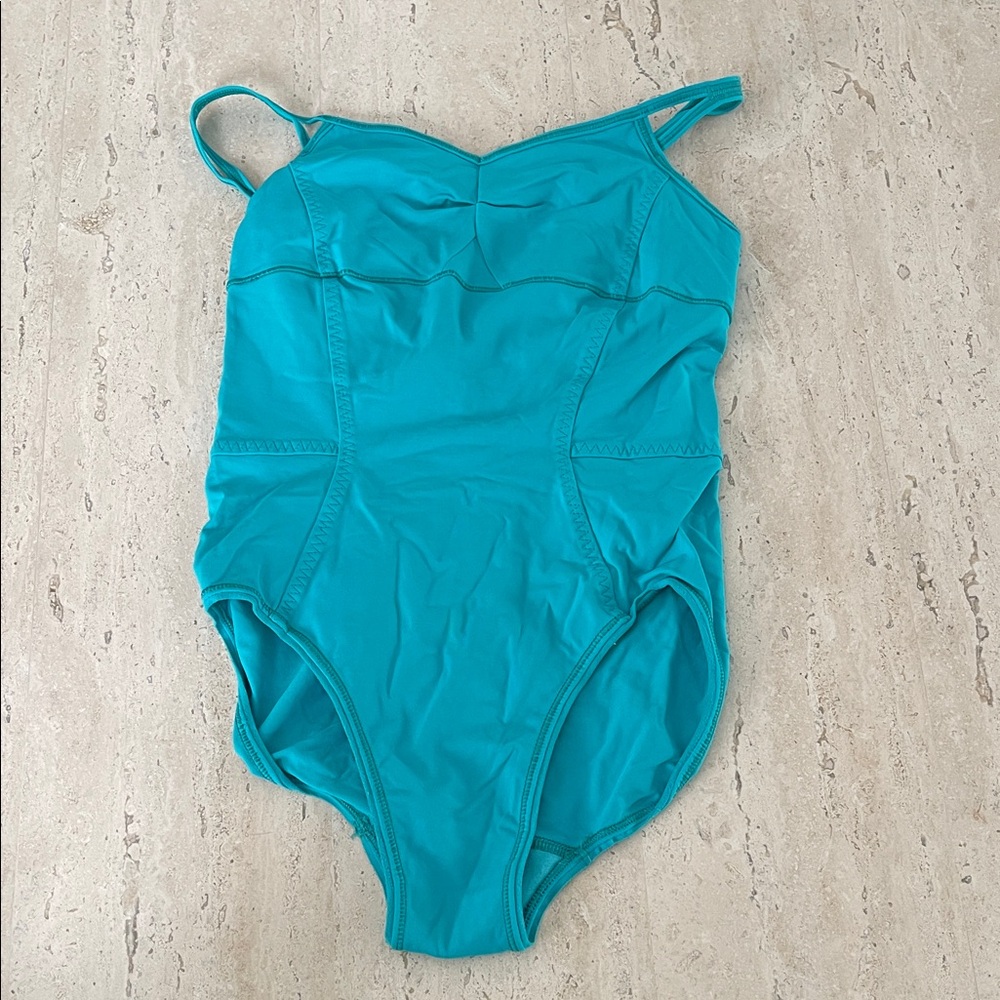 Ivivva by lululemon Vibrant Blue Turquoise Dance Leotard